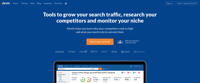 Ahrefs 2019